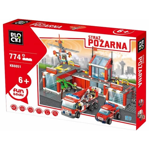 Klocki BLOCKI  STRAŻ POŻARNA 774el.